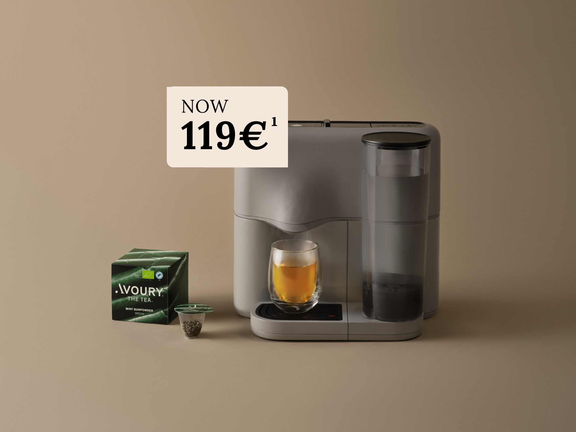 AVOURY ONE TEA MACHINE GREY/BLACK